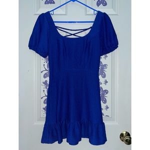 Blue Babydoll Dress